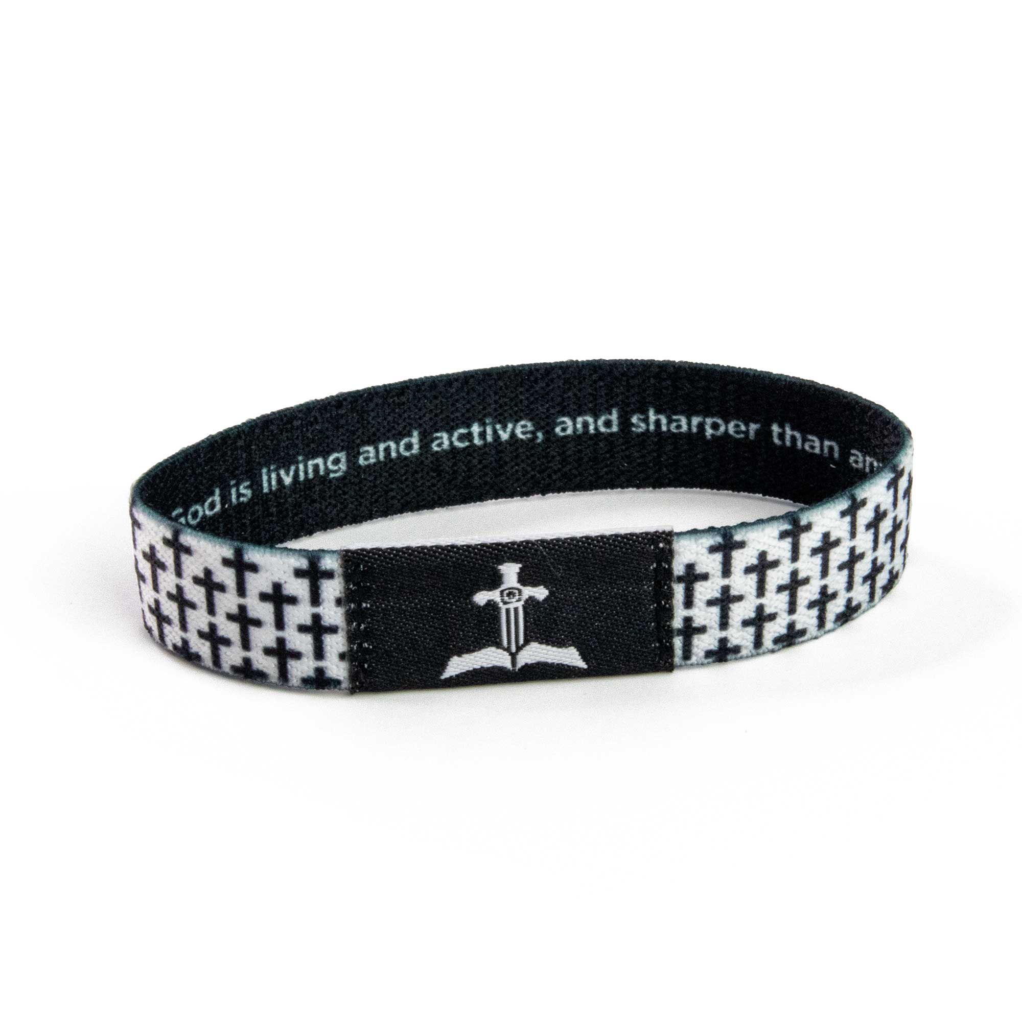 Black and White — Crosses, Hebrews 4:12 Image